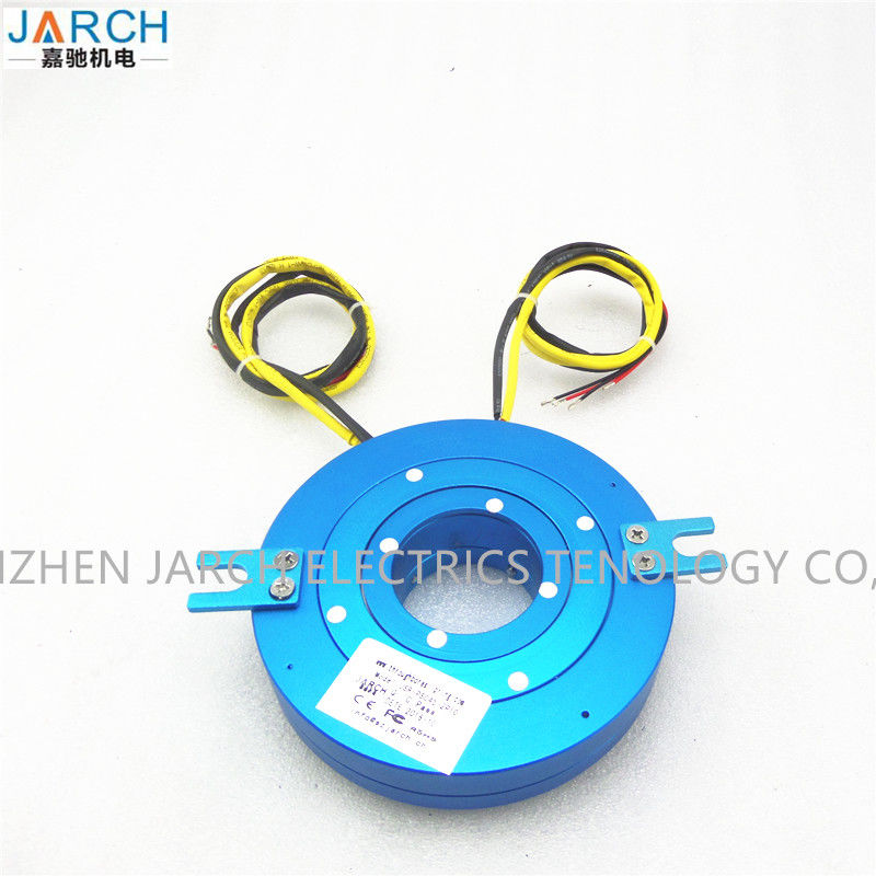 250RPM Speed Pancake Slip Ring Thickness 22mm With Through Bore 25.4mm 4 Circuits