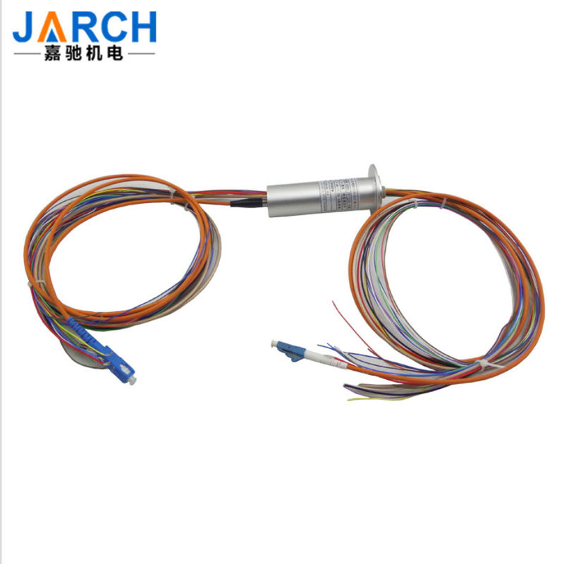 1 Channel Fiber Optic Rotary Joint Capsule Electro Optical Slip Ring For Optical Terminal Robot