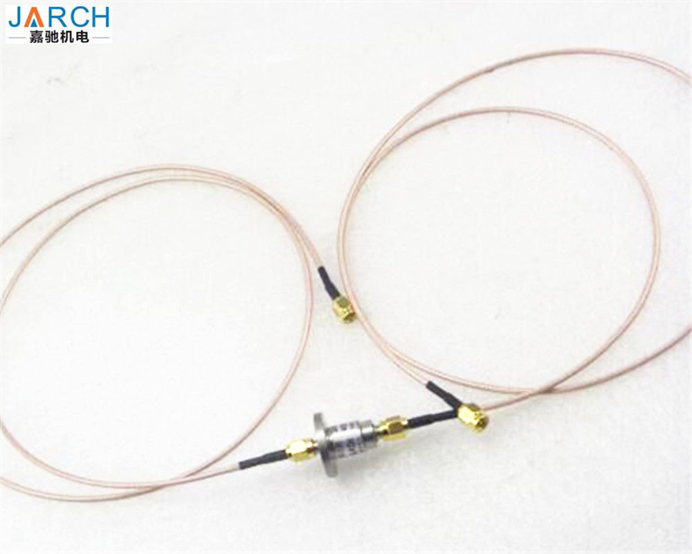 1 Channel RF Rotary Joints Hydraulic Rotary Union , High Frequency Slip Ring