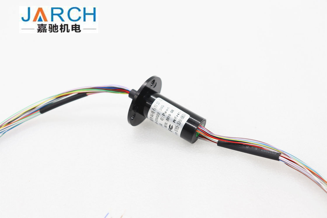 Electrical Test Equipment capsule slip ring with Lower electrical noise