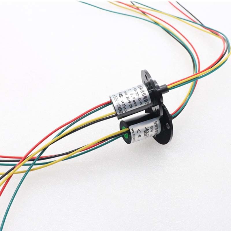 OD 22mm 18 circuits 2A of stock capsule mini slip rings without flange