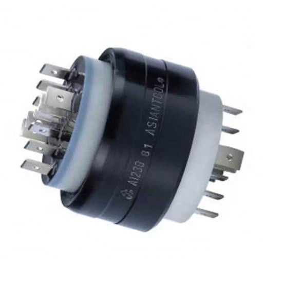 A1230 High Precious Signal 60RPM Contact Mercury Slip Ring Rotary joint For Robot Arms