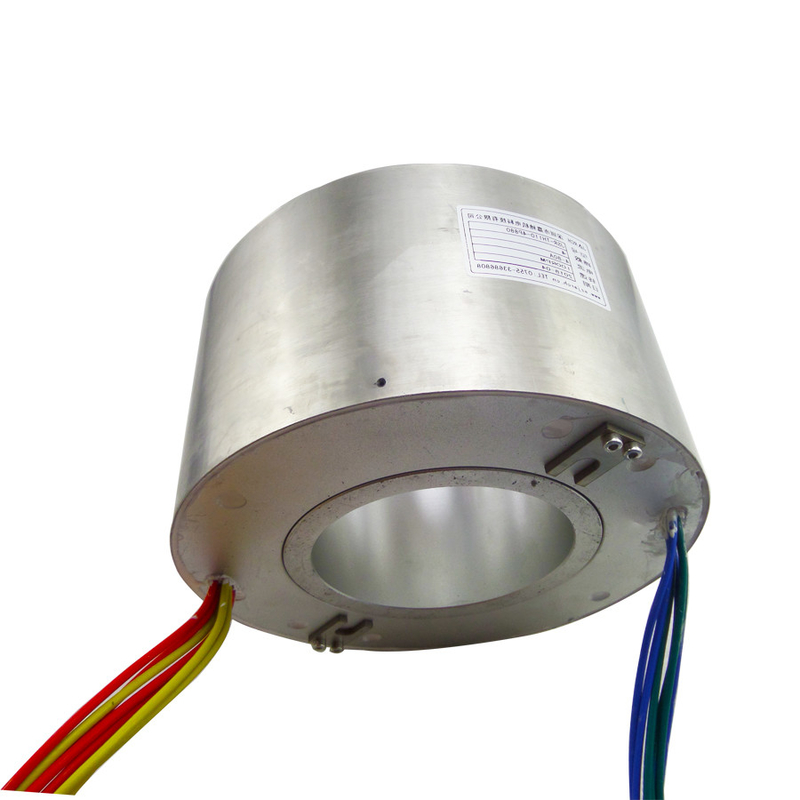Rotary Tables High Current Slip Ring SS304 Through Hole 80A Rotary Joint
