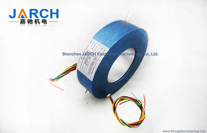Thickness 45mm Pancake Slip Ring with Bore size 90mm 2~24 circuits
