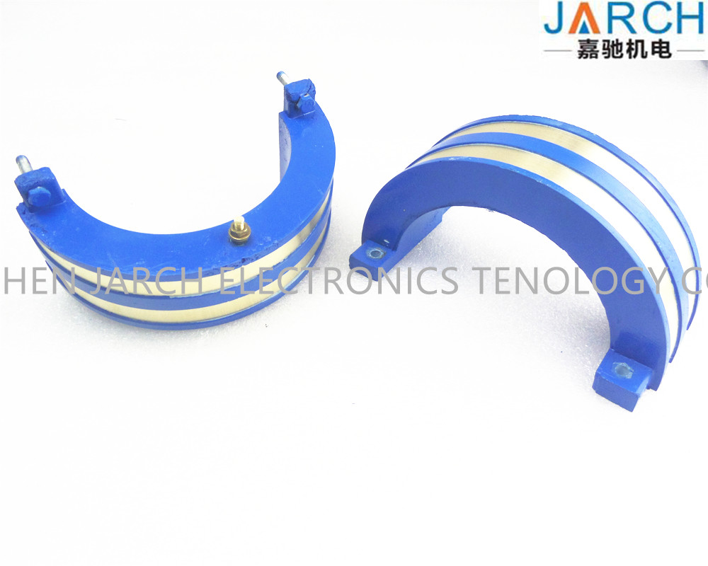 Mechanical Package Machine Slip Ring Assembly , Split Slip Ring 12