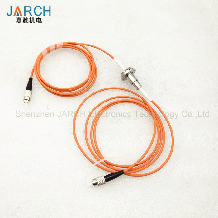 Stainless Steel Fiber Optic Rotary Joint 500rpm for single mode and