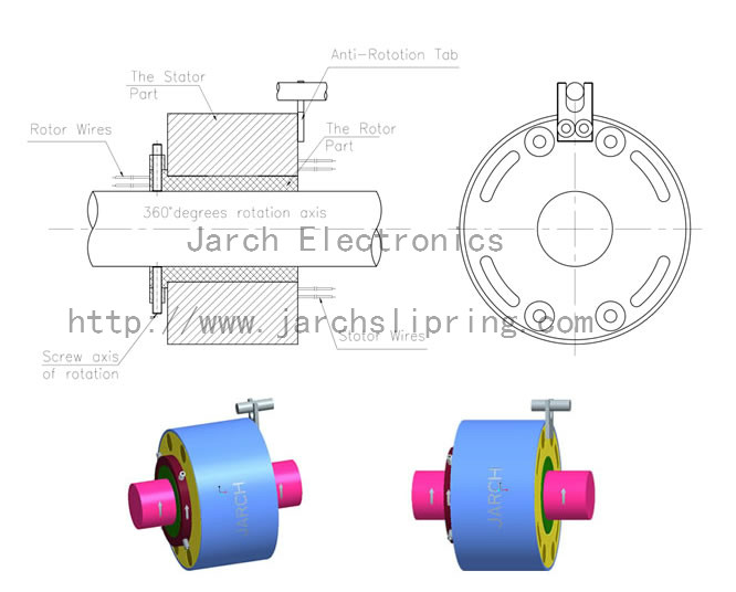 Hollow Shaft Through Bore Slip Ring