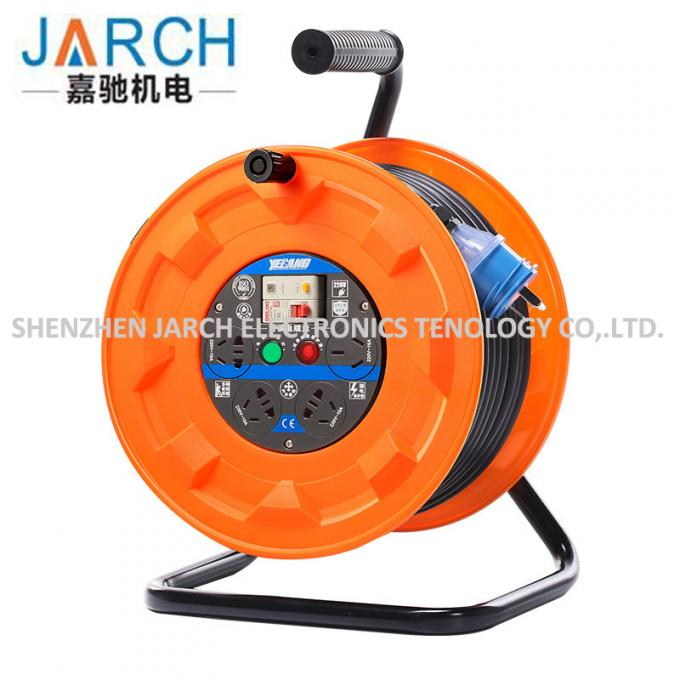 Automatic Extension Cord Hose Reel 3680W 299 * 216 * 422mm For Industrial