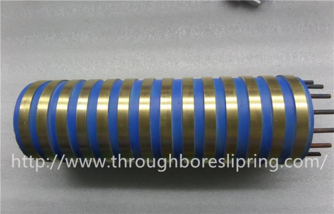 Wire Sliding Rings High Speed 4 Wires Slip Ring Assembly 12 Holes For Process Control ...